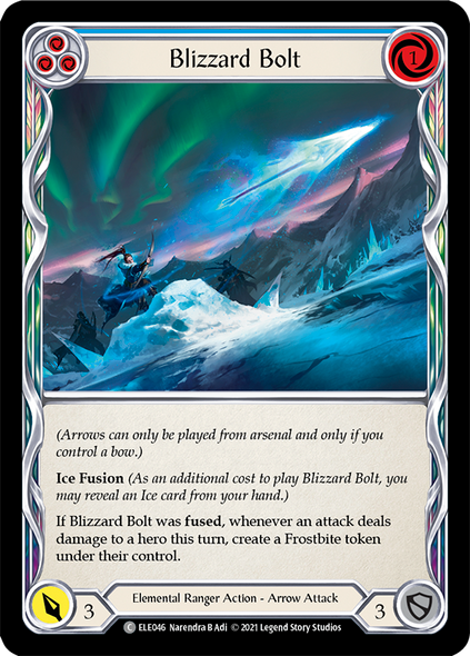ELE046 Blizzard Bolt (Blue) - Regular - 1st Ed