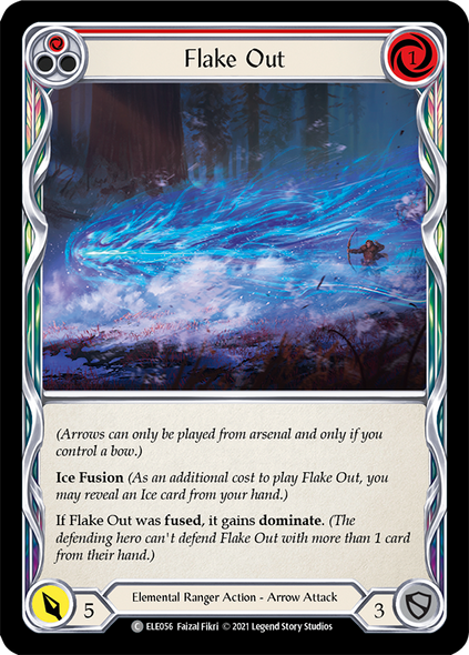 ELE056 Flake Out (Red) - Regular (playset - 3) - 1st Ed
