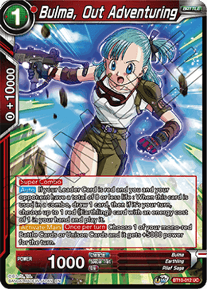 BT10-012 Bulma, Out Adventuring