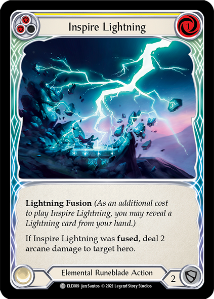 ELE089 Inspire Lightning (Yellow) - Regular (playset - 3) - 1st Ed