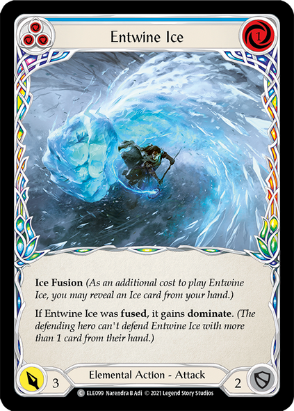 ELE099 Entwine Ice (Blue) - Regular (playset - 3) - 1st Ed