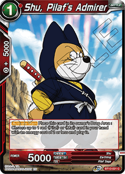 BT10-021 Shu, Pilaf's Admirer