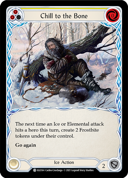 ELE164 Chill to the Bone (Yellow) - Regular (playset - 3) - 1st Ed