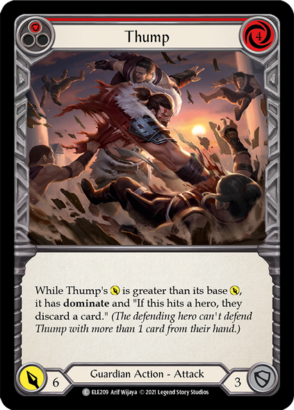 ELE209 Thump (Red) - Regular (playset - 3) - 1st Ed