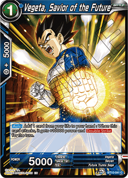 BT10-041 Vegeta, Savior of the Future