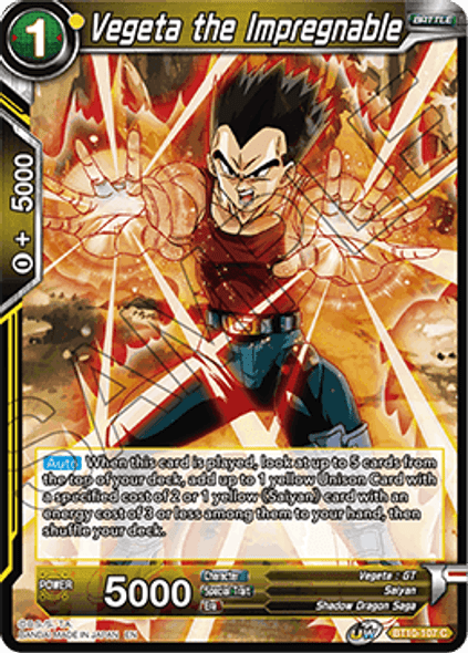 BT10-107 Vegeta the Impregnable