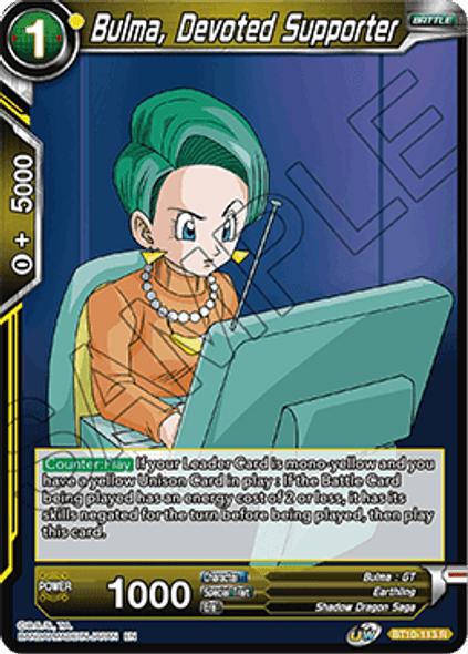 BT10-113 	Bulma, Devoted Supporter