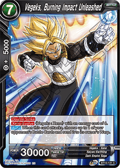 BT10-131 Vegeks, Burning Impact Unleashed