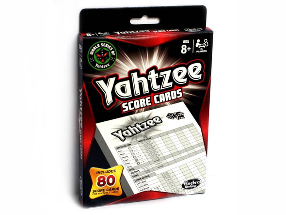 YAHTZEE SCORE CARDS