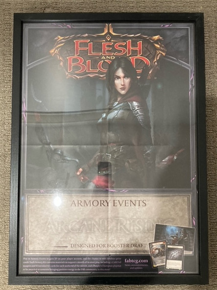 Flesh and Blood Framed Promo Poster - ARC Azalea