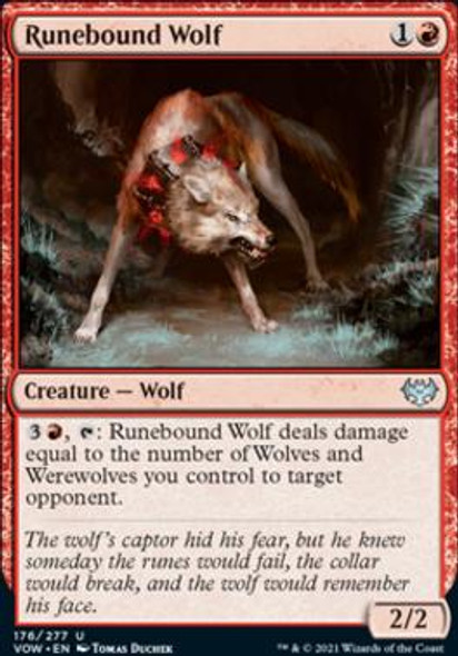 Runebound Wolf - Foil