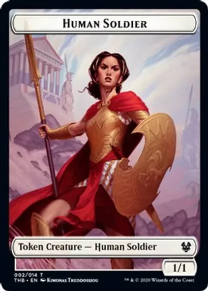 Human Soldier // Pegasus Double-sided Token (TBD ) - Foil