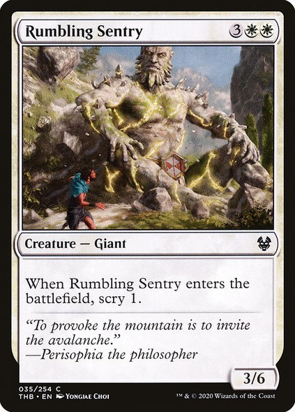 Rumbling Sentry (TBD 35) - Foil
