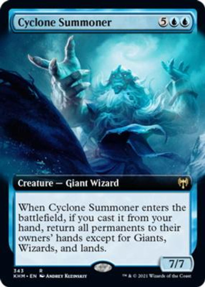 Cyclone Summoner (Extended Art) (KHM 343)