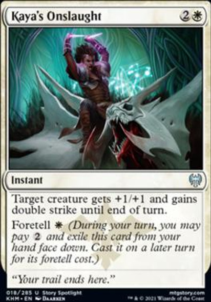 Kaya's Onslaught (KHM 18) - Foil