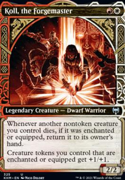 Koll, the Forgemaster (Showcase) (KHM 325) - Foil