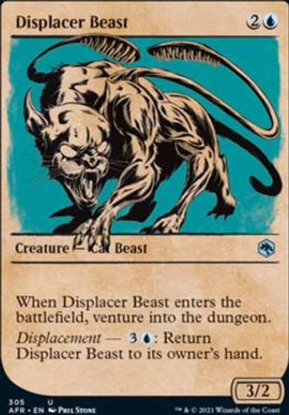 Displacer Beast (Showcase) (AFR 305) (foil)
