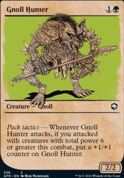 Gnoll Hunter (Showcase) (AFR 326) (foil)