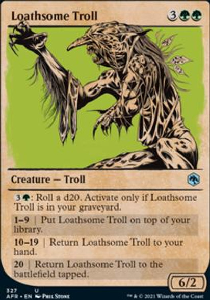 Loathsome Troll (Showcase) (AFR 327)