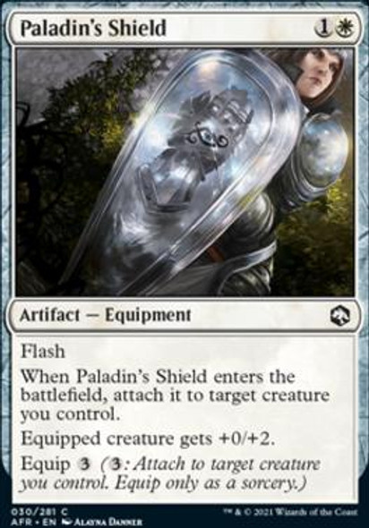 Paladin's Shield (AFR 30) (foil)