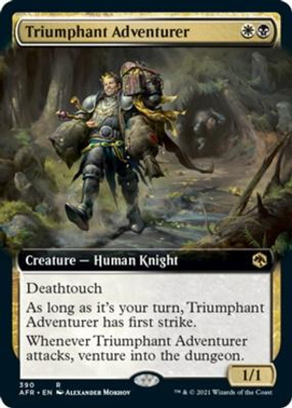 Triumphant Adventurer (Extended Art) (AFR 390) (foil)
