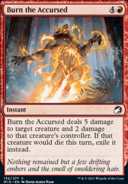 Burn the Accursed (IMH 132) - foil