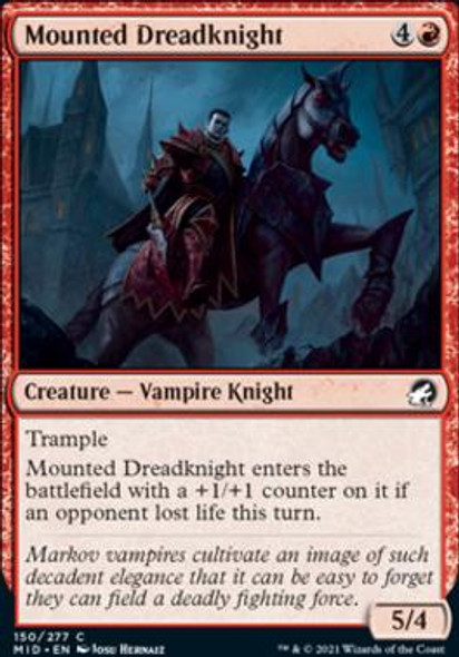 Mounted Dreadknight (IMH 150) - foil