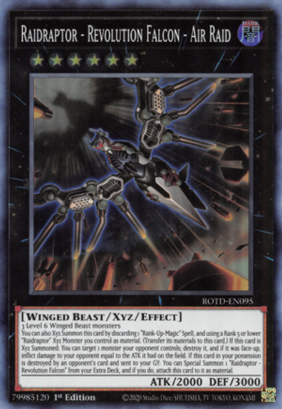 Raidraptor - Revolution Falcon - Air Raid ROTD-EN095 1st Ed