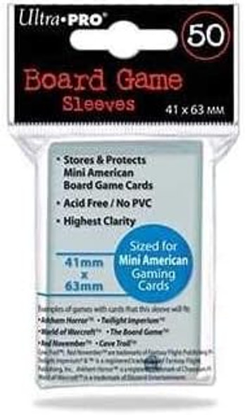 Ultra Pro Board Game Sleeves - Mini American 50ct