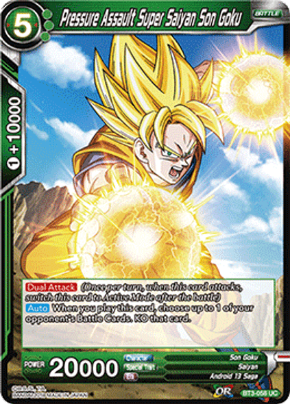 BT3-058  Pressure Assault Super Saiyan Son Goku