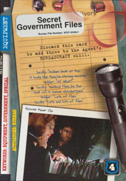 XF97-0439x1 Secret Government Files (Equipment)