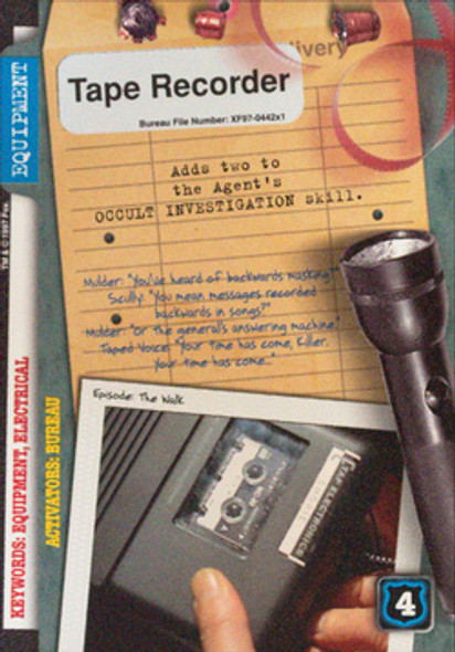 XF97-0442x1 Tape Recorder (Equipment)