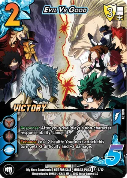 MHA03-PU03 2/12 Evil VS Good (Victory)