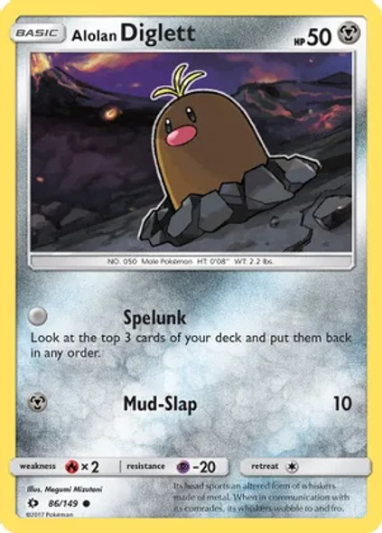 SM Alolan Diglett 86/149