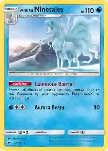 BS Alolan Ninetales 28/147 - Foil