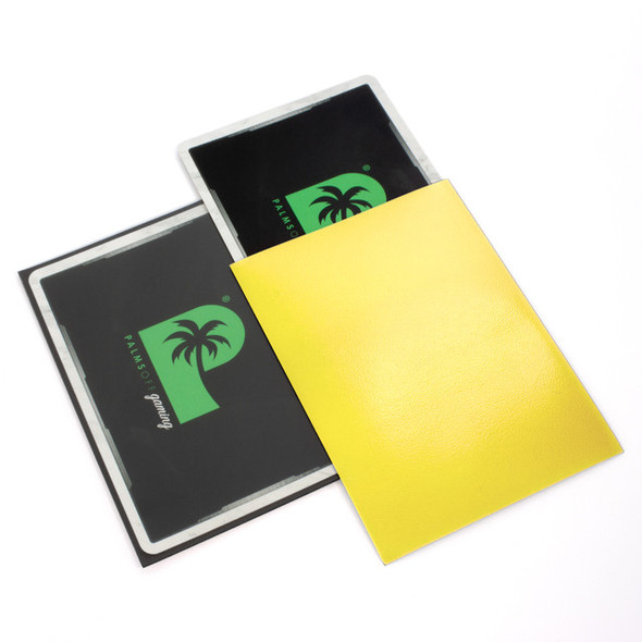 Palms Off Gaming - Blackout Deck Sleeves - Yellow