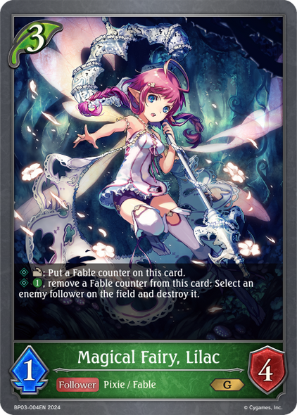 BP03-004EN Magical Fairy, Lilac