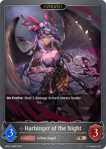 BP03-120EN Harbinger of the Night (Evolved)