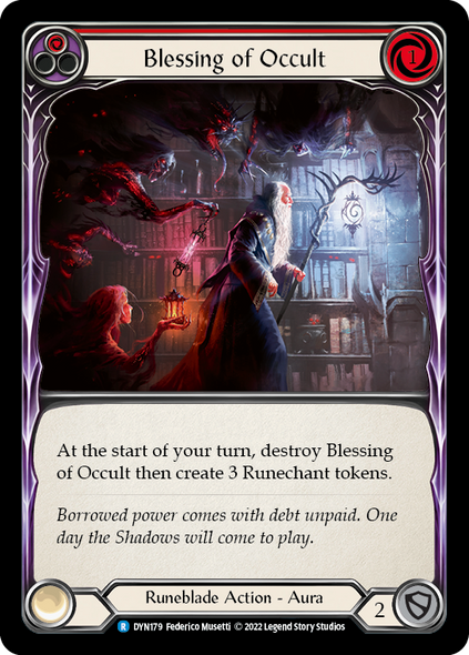 DYN179 Blessing of Occult (Red)