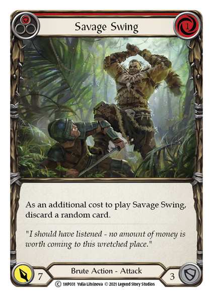 1HP031 Savage Swing (Red)