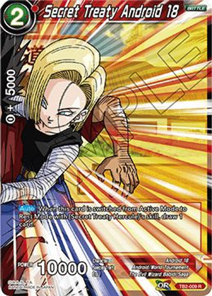 TB2-009 	Secret Treaty Android 18