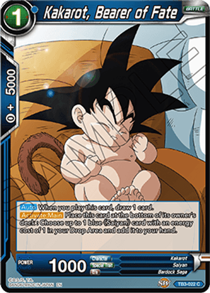 TB3-022 	Kakarot, Bearer of Fate