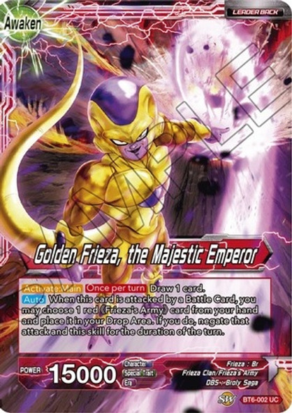 BT6-002 Frieza / Golden Frieza, the Majestic Emperor