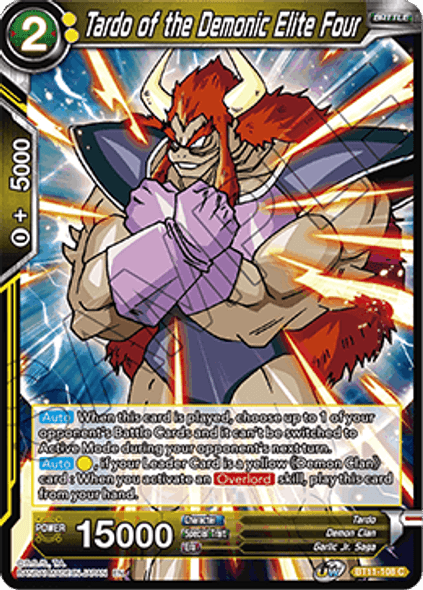 BT11-108 Tardo of the Demonic Elite Four