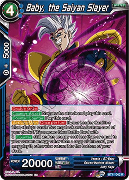 BT11-043 Baby, the Saiyan Slayer - Foil