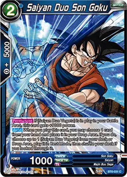 BT6-031 Saiyan Duo Son Goku