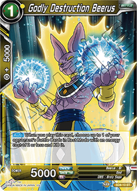 SD8-10 	Godly Destruction Beerus