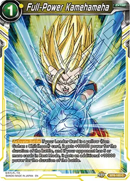 BT6-103 Full-Power Kamehameha