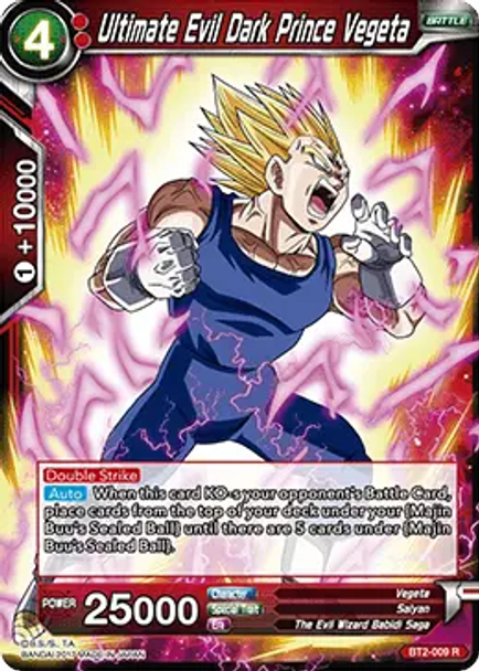 BT2-009 Ultimate Evil Dark Prince Vegeta