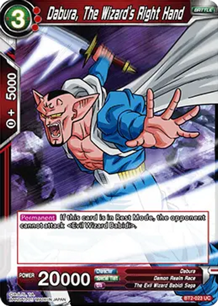 BT2-023 Dabura, The Wizard's Right Hand